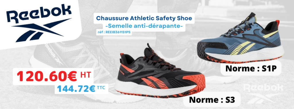 reebok athletic safety shoe